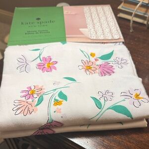 Kate Spade Dreamy Daisy Fabric Shower Curtain NIB Grandmillennial Cottagecore